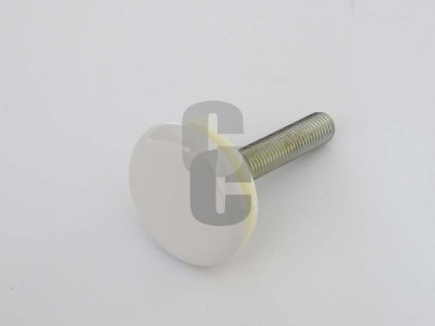 Тапа с винт за мивка - БЯЛА